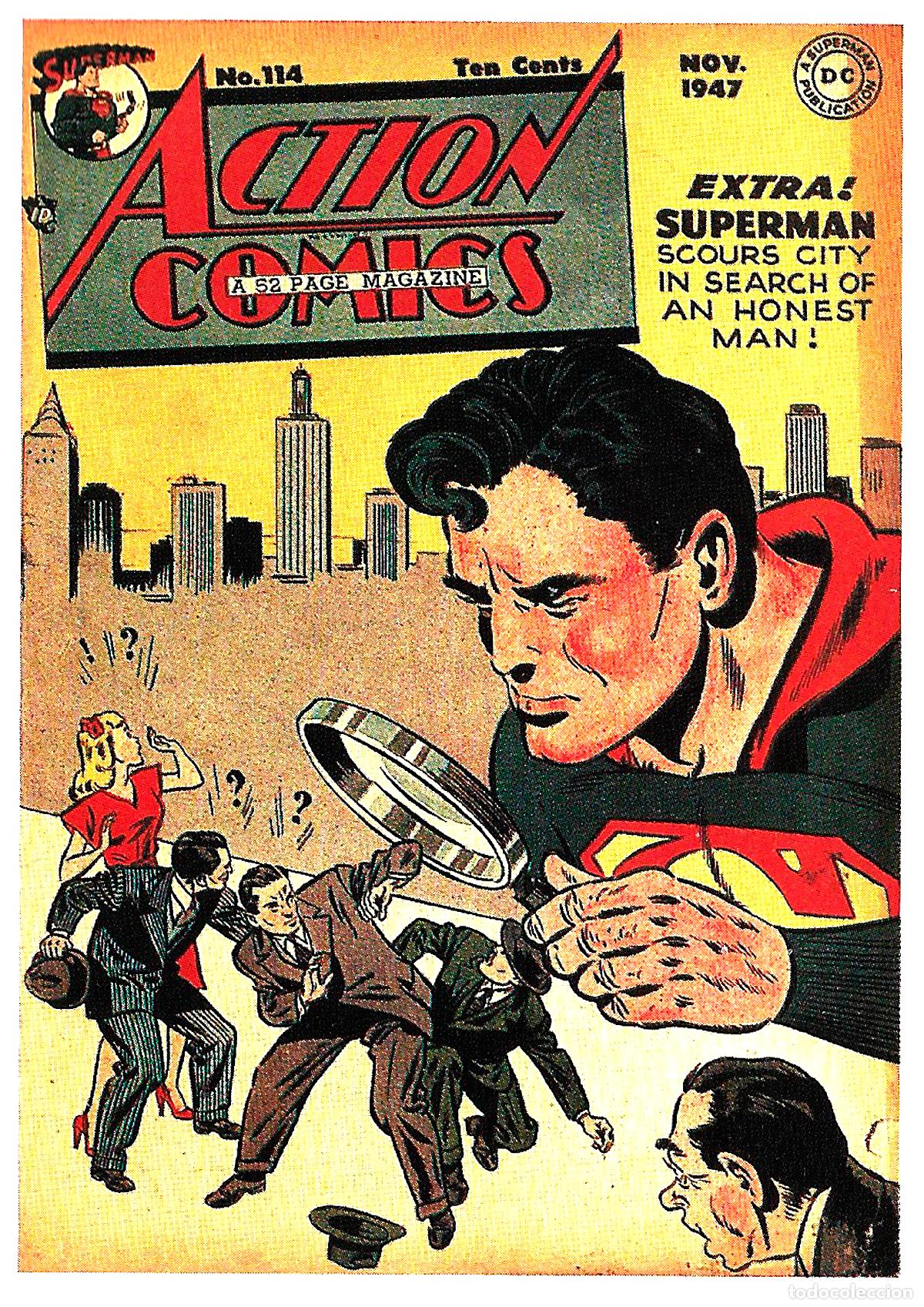 Cine: Poster DIN 4 numero 1685 :Superman numero114 en ACTION COMICS -