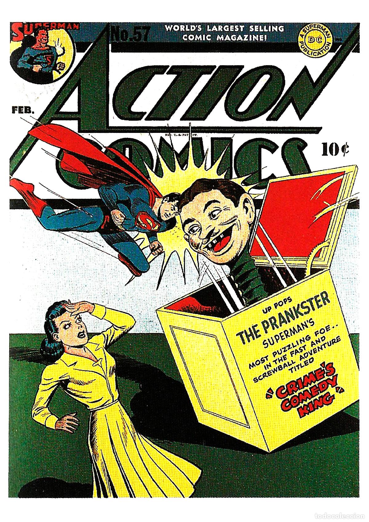 Cine: Poster DIN 4 numero 1689 :Superman numero 57 en ACTION COMICS -