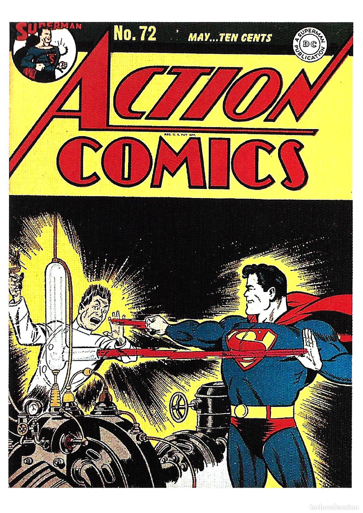 Cine: Poster DIN 4 numero 1694 :Superman numero 72 en ACTION COMICS -
