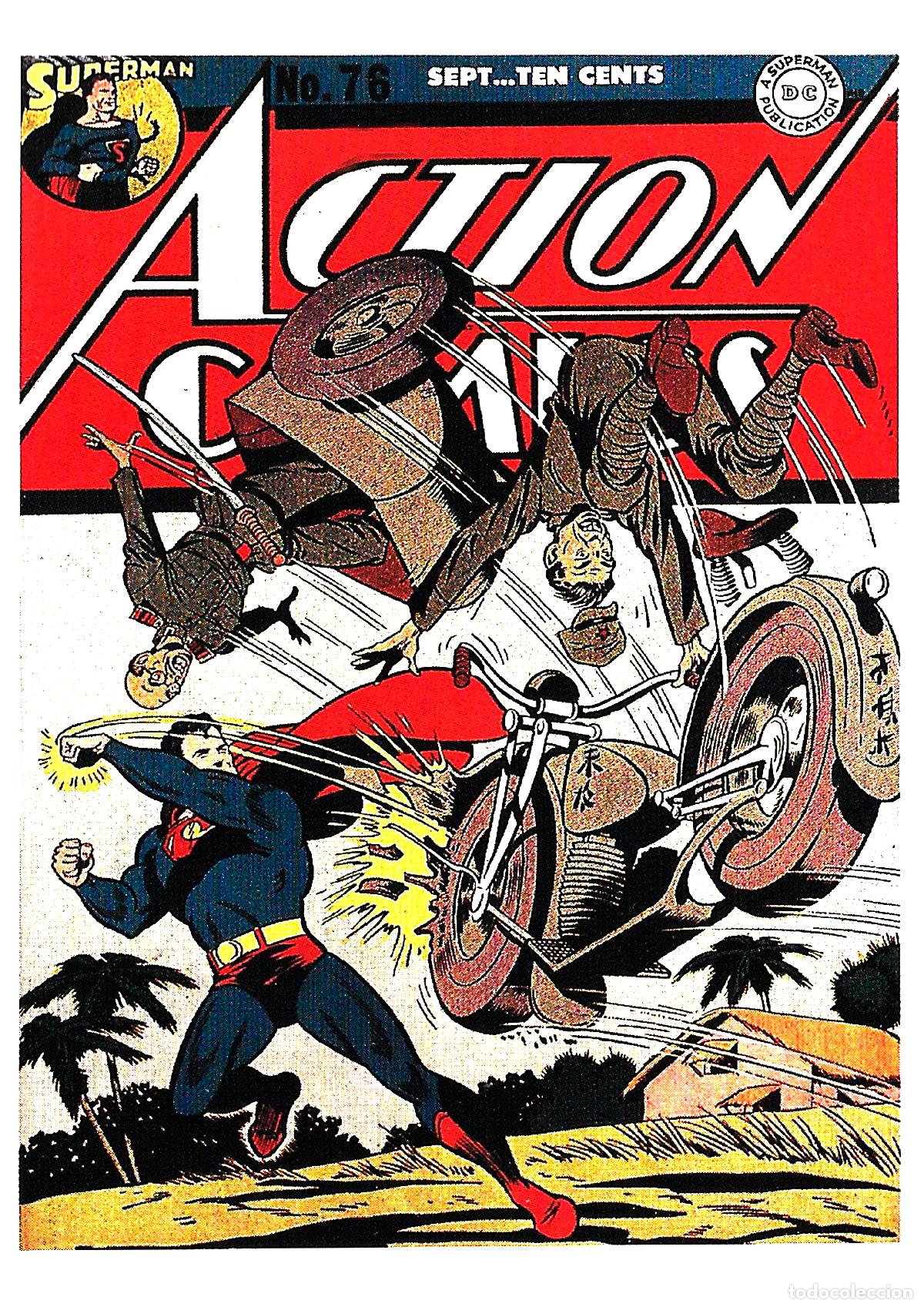 Cine: Poster DIN 4 numero 1698 :Superman numero 76 en ACTION COMICS -