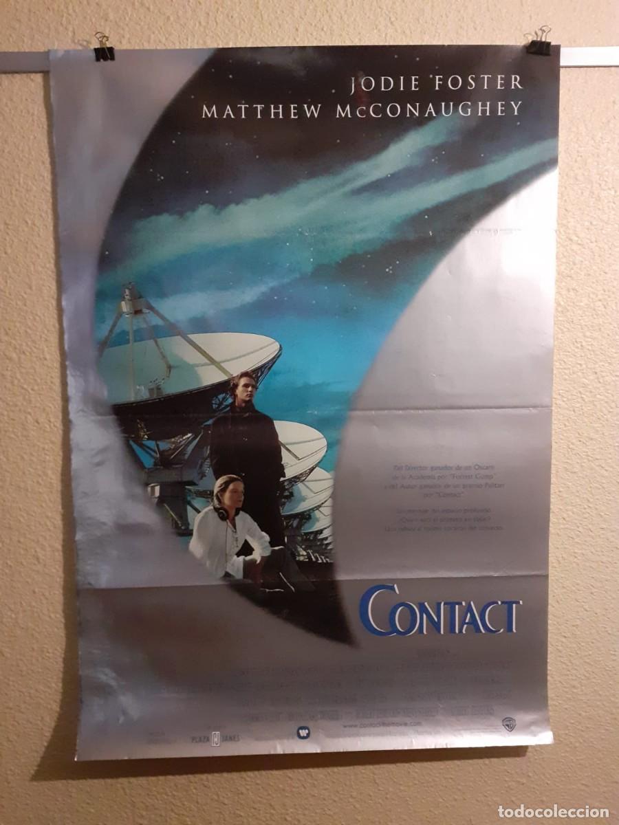 Cine: Contact 1997 Cartel Original Jodie Foster Ciencia Ficci&oacute;n
