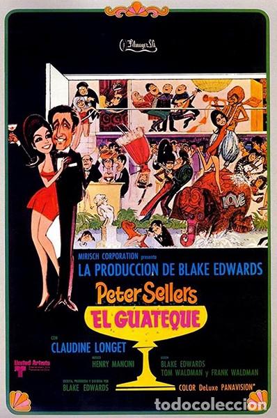 Cine: El guateque P&oacute;ster 70x100 cm aprox. Blake Adwards Peter Sellers