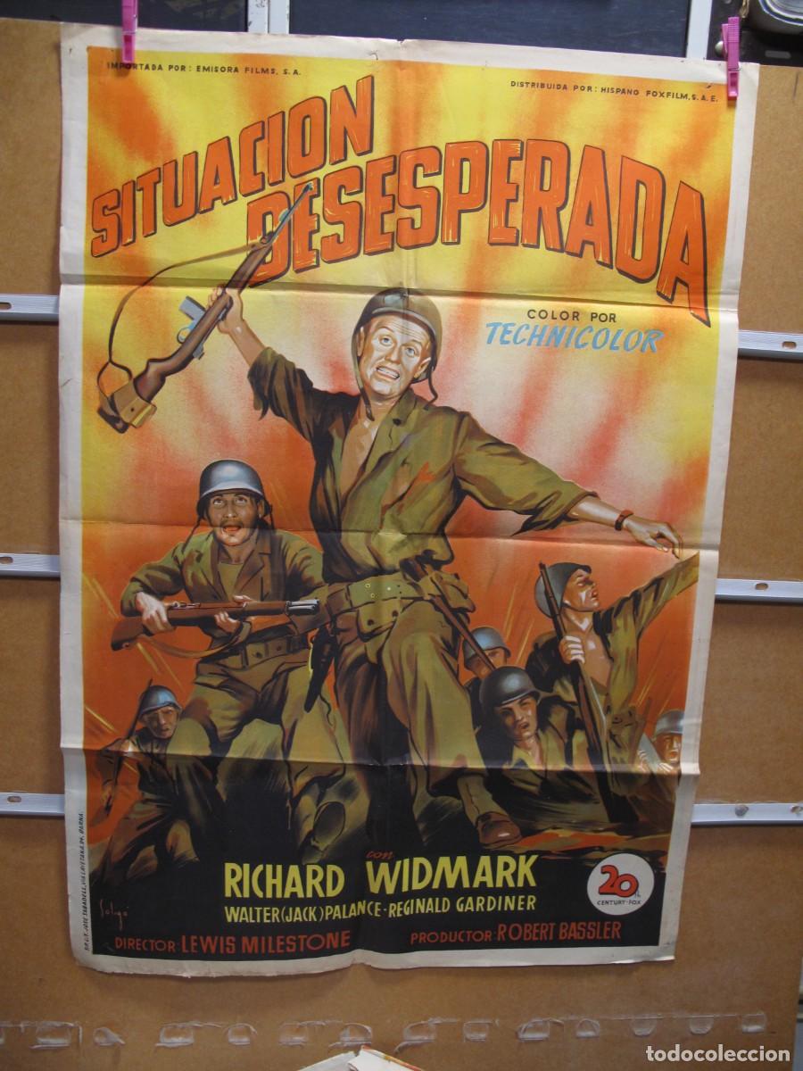 Cine: SITUACION DESESPERADA SOLIGO POSTER ORIGINAL