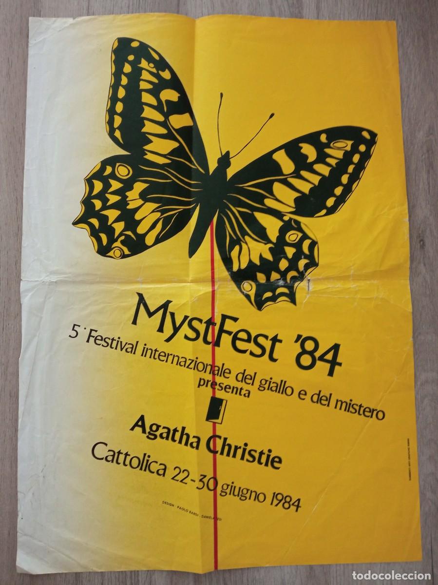 Cine: MystFest&acute;84, 5&ordm; Festival internacionale del giallo e del misterio, 1984, cartel italiano