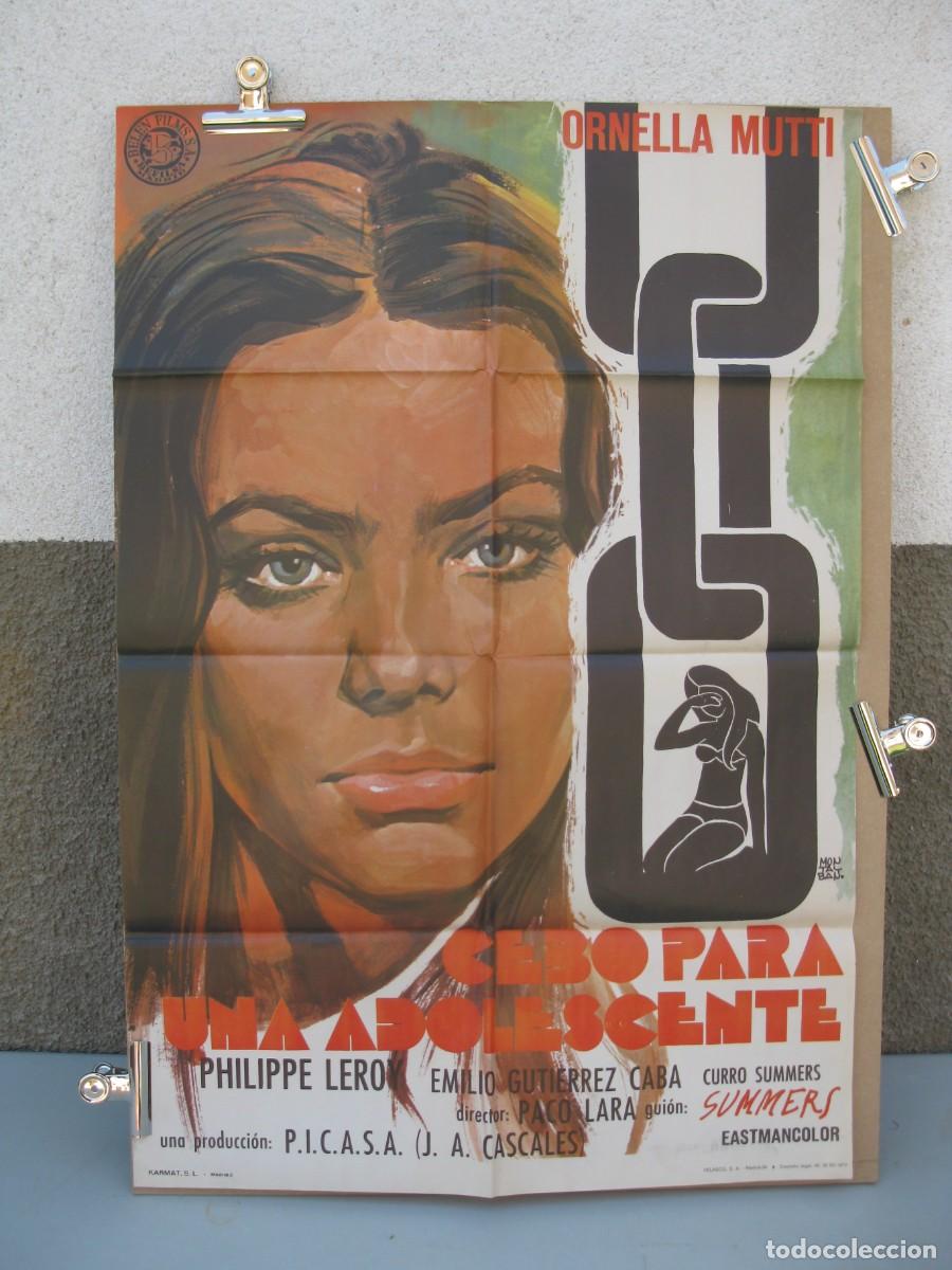 Cine: CEBO PARA UNA ADOLESCENTE - P&Oacute;STER - CARTEL DE LA PEL&Iacute;CULA - ORNELLA MUTTI - PHILIPPE LEROY.
