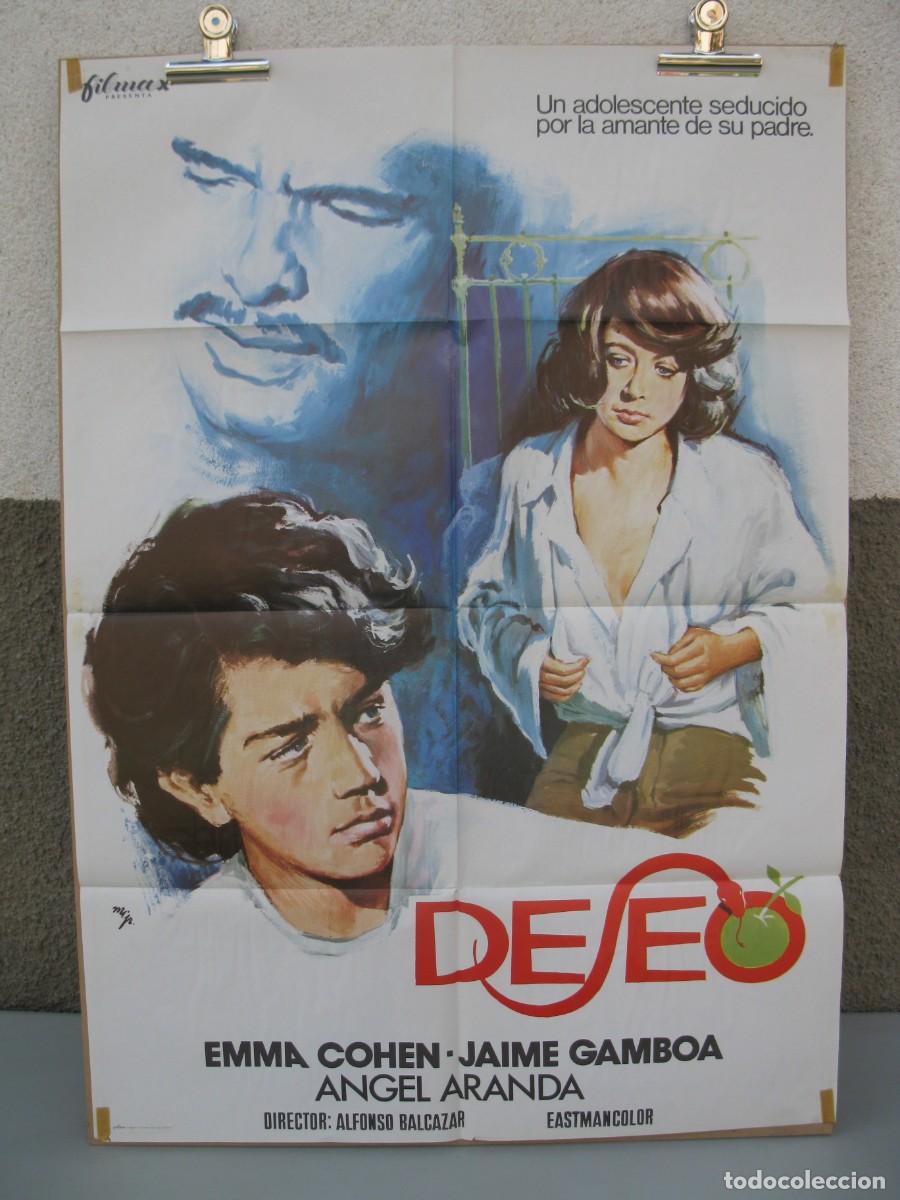 Cine: DESEO - P&Oacute;STER - CARTEL DE LA PEL&Iacute;CULA - EMMA COHEN - JAIME GAMBOA - ANGEL ARANDA - ALFONSO BALCAZAR