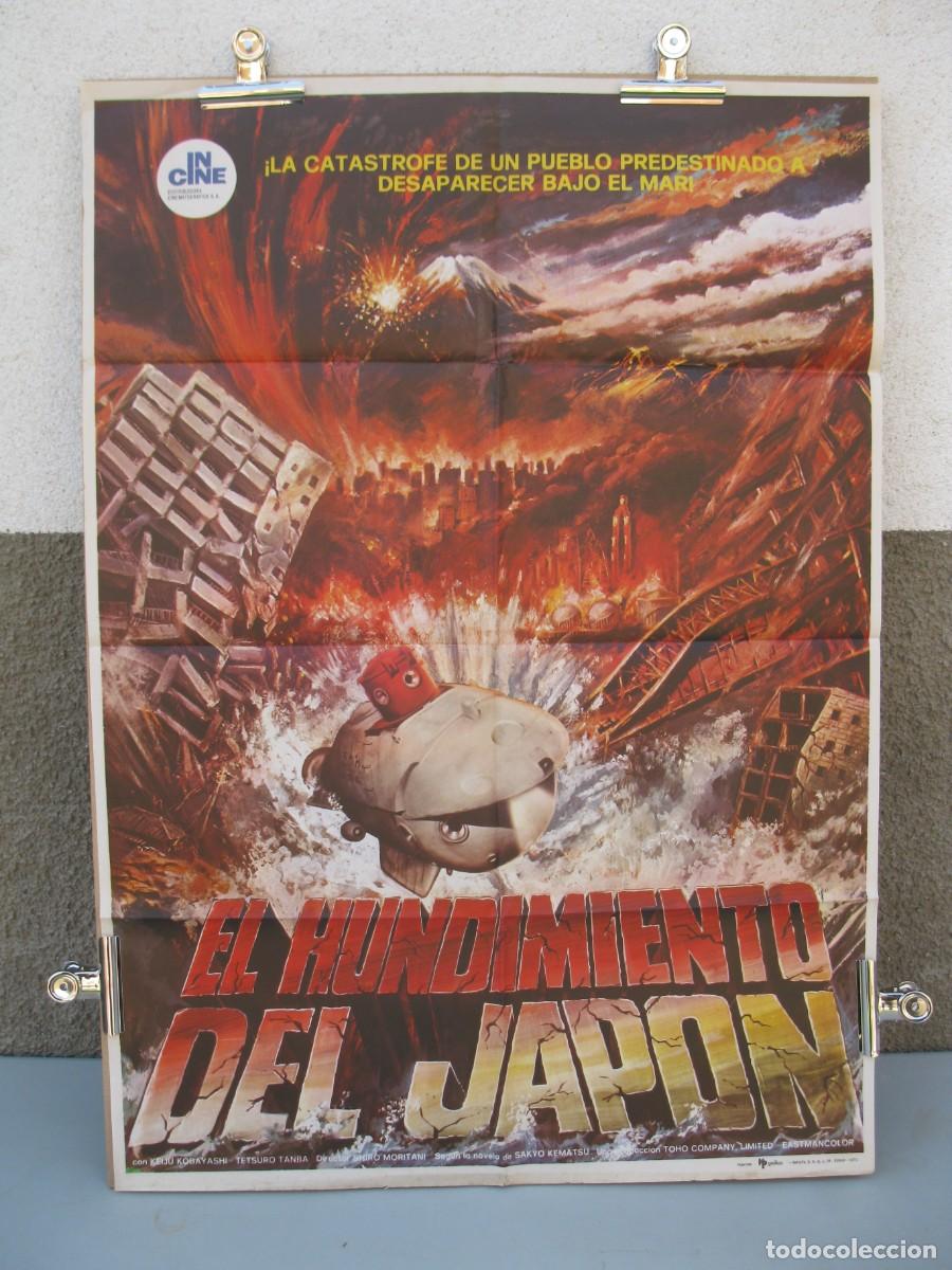 Cine: EL HUNDIMIENTO DEL JAP&Oacute;N - P&Oacute;STER - CARTEL DE LA PEL&Iacute;CULA - KEIJU KOBAYASHI - SHIRO MORITANI.