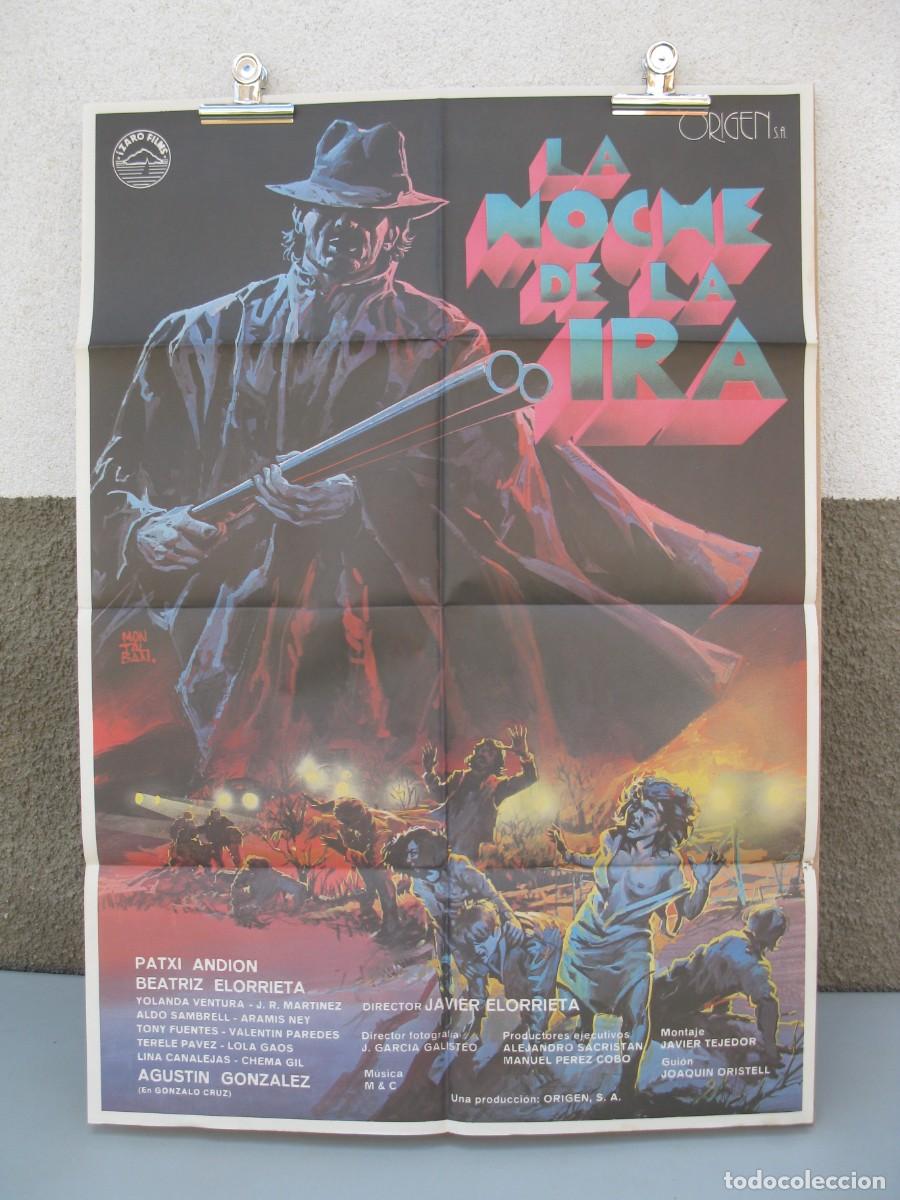 Cine: LA NOCHE DE LA IRA - P&Oacute;STER - CARTEL DE LA PEL&Iacute;CULA - PATXI ANDI&Oacute;N - BEATRIZ ELORRIETA.