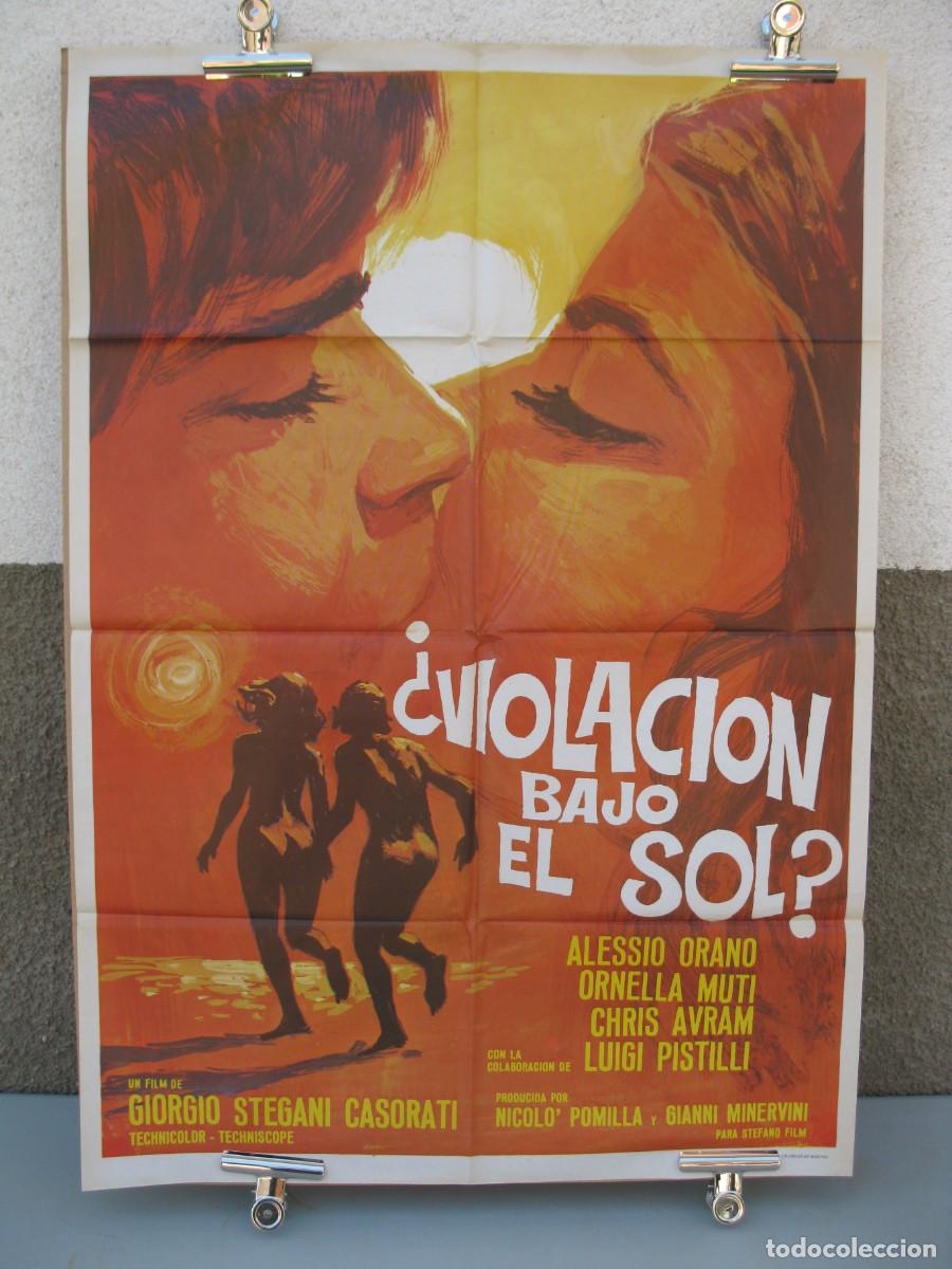 Cine: &iquest;VIOLACI&Oacute;N BAJO EL SOL? - P&Oacute;STER - CARTEL DE LA PEL&Iacute;CULA - ALESSIO ORANO - ORNELLA MUTI.