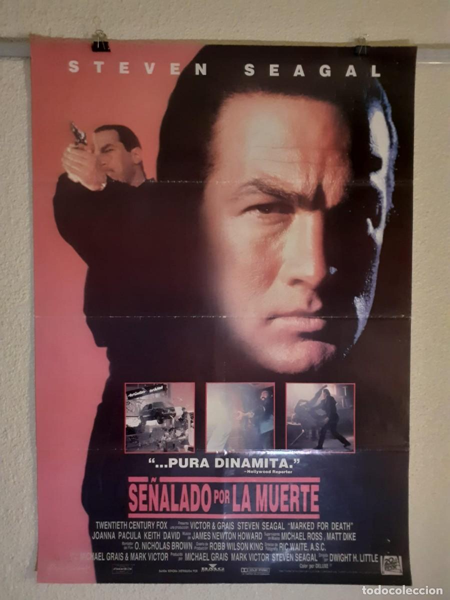 Cine: Cartel original de cine Se&ntilde;alado por la muerte (1990) &ndash; Steven Seagal