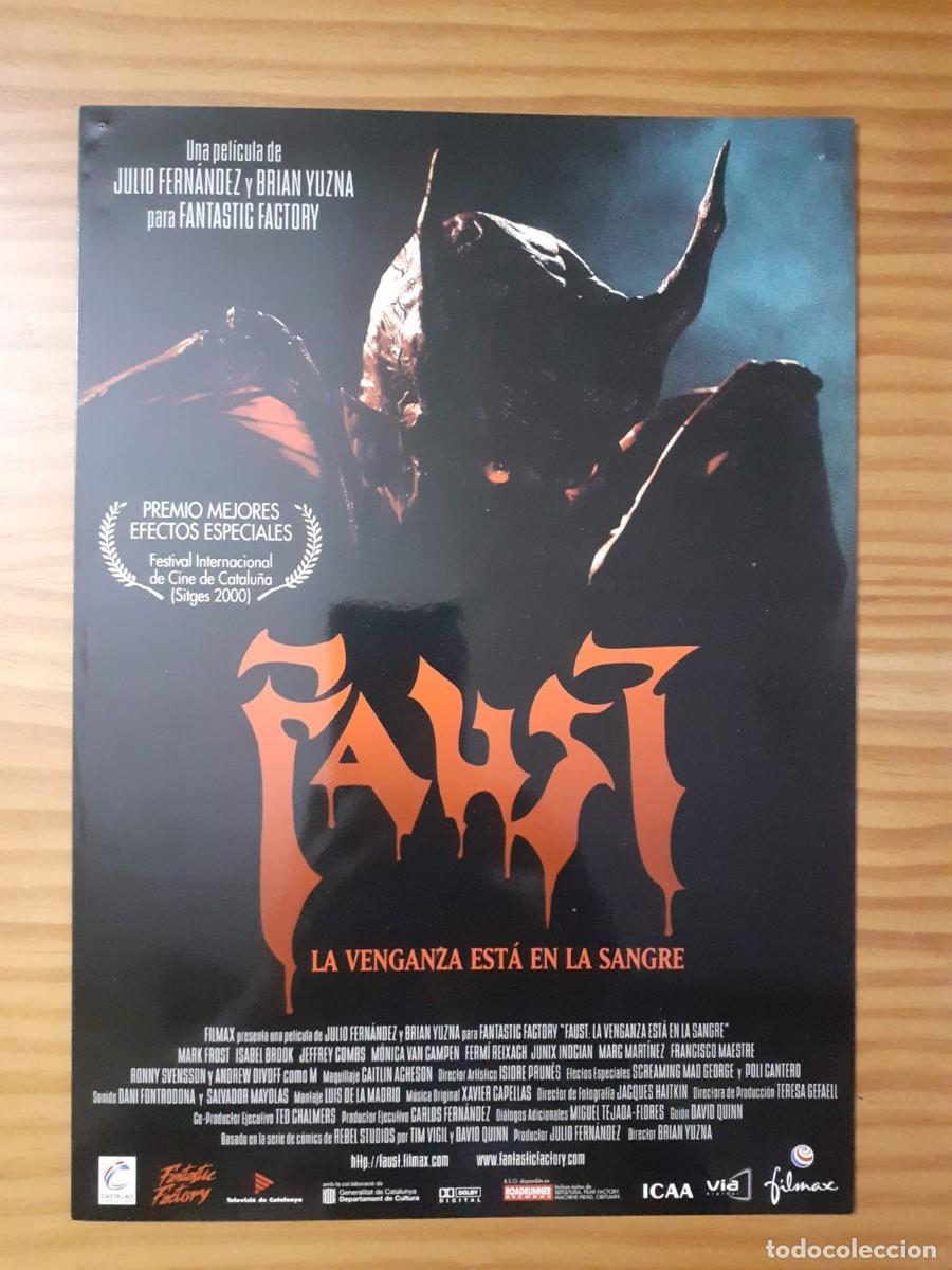 Cine: F.A.U.S.T. La Venganza Est&aacute; en la Sangre 2001 Gu&iacute;a Dossier Original