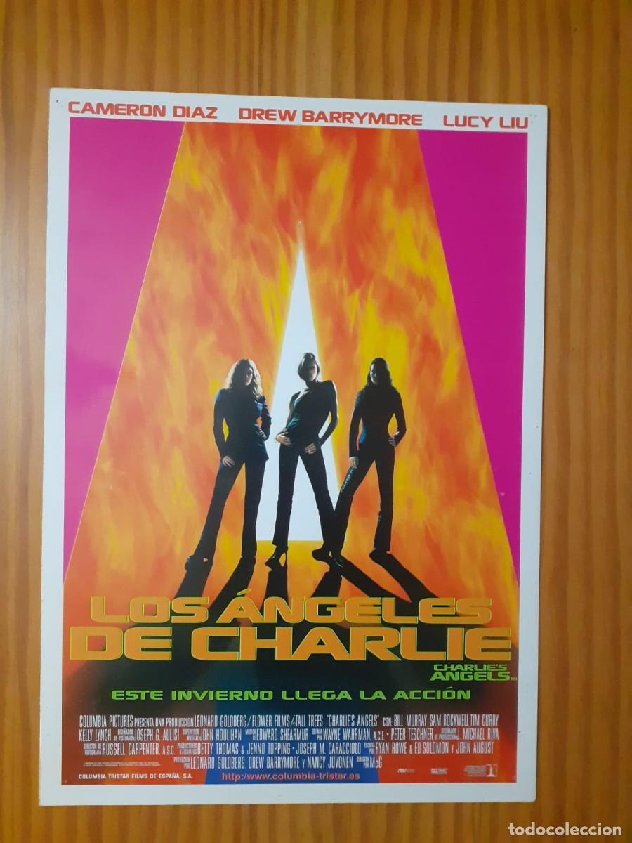 Cine: Los &Aacute;ngeles de Charlie (2000) Cartel Original de Cine 30x21 cm Cameron Diaz