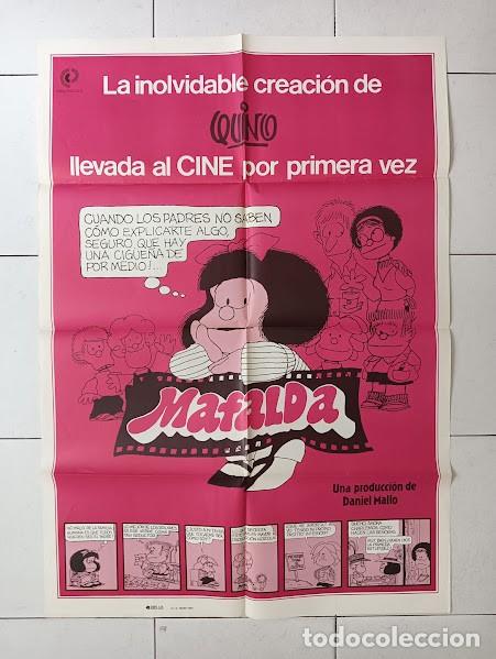 Cine: VKD 2391 MAFALDA QUINO ANIMACION POSTER ORIGINAL 70X100 ESTRENO