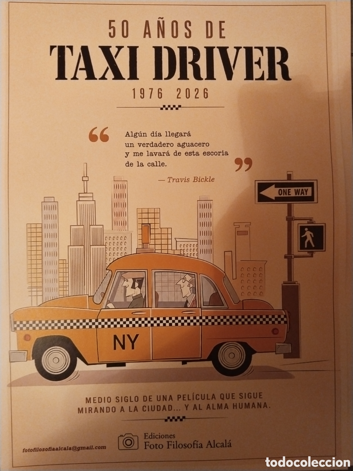 Cine: Cartel conmemorativo 50 a&ntilde;os de la pel&iacute;cula Taxi Driver