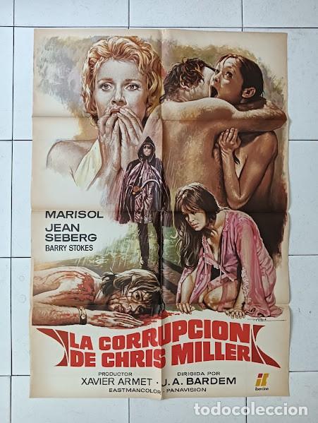 Cine: VKD 2403 LA CORRUPCION DE CHRIS MILLER MARISOL JEAN SEBERG BARDEM MAC POSTER ORIGINAL 70X100 ESPA&Ntilde;OL