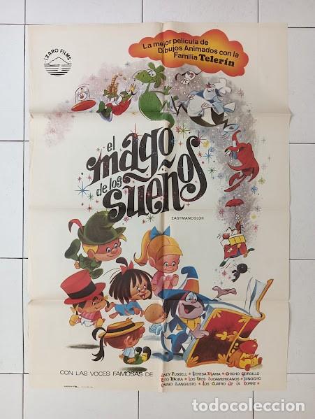 Cine: VKD 2407 EL MAGO DE LOS SUE&Ntilde;OS FAMILIA TELERIN ANIMACION ESTUDIOS MORO POSTER ORIG ESPA&Ntilde;OL 70X100