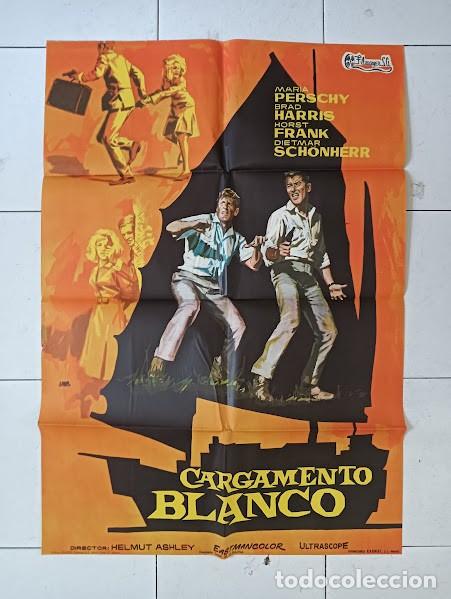 Cine: VKD 2412 CARGAMENTO BLANCO MARIA PERSCHY HORST FRANK POSTER ORIGINAL 70X100 ESTRENO