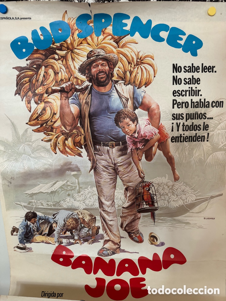 Cine: BANANA JOE CARTEL 1982 BUD SPENCER POSTER ORIGINAL