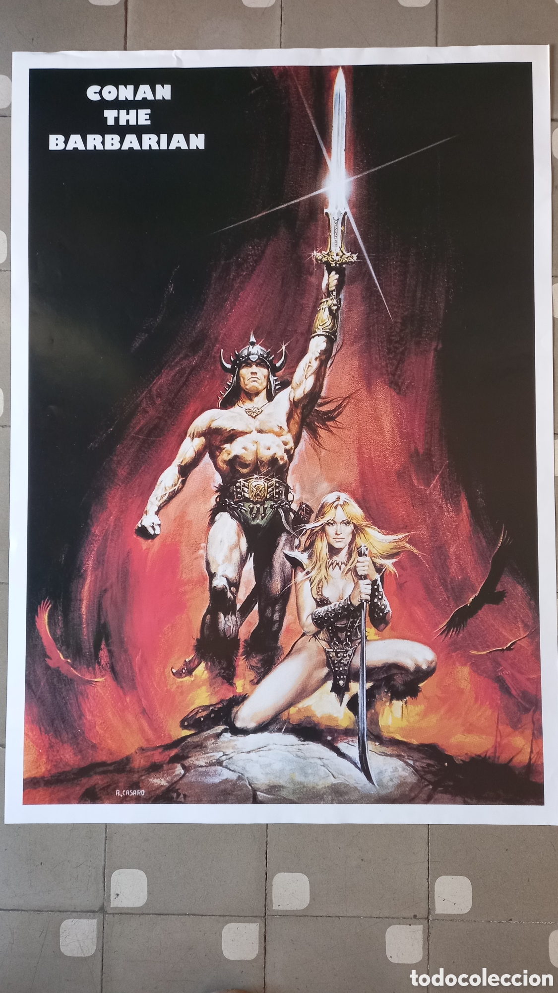 Cine: Conan the Barbarian. Cartel 100 x 70 ctm