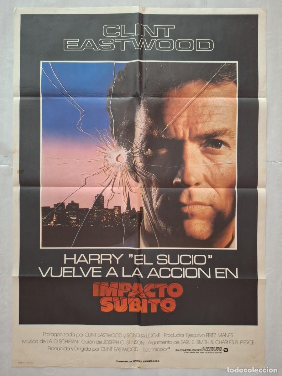 Cine: ANTIGUO CARTEL CINE IMPACTO SUBITO 1983 RV CC-1251