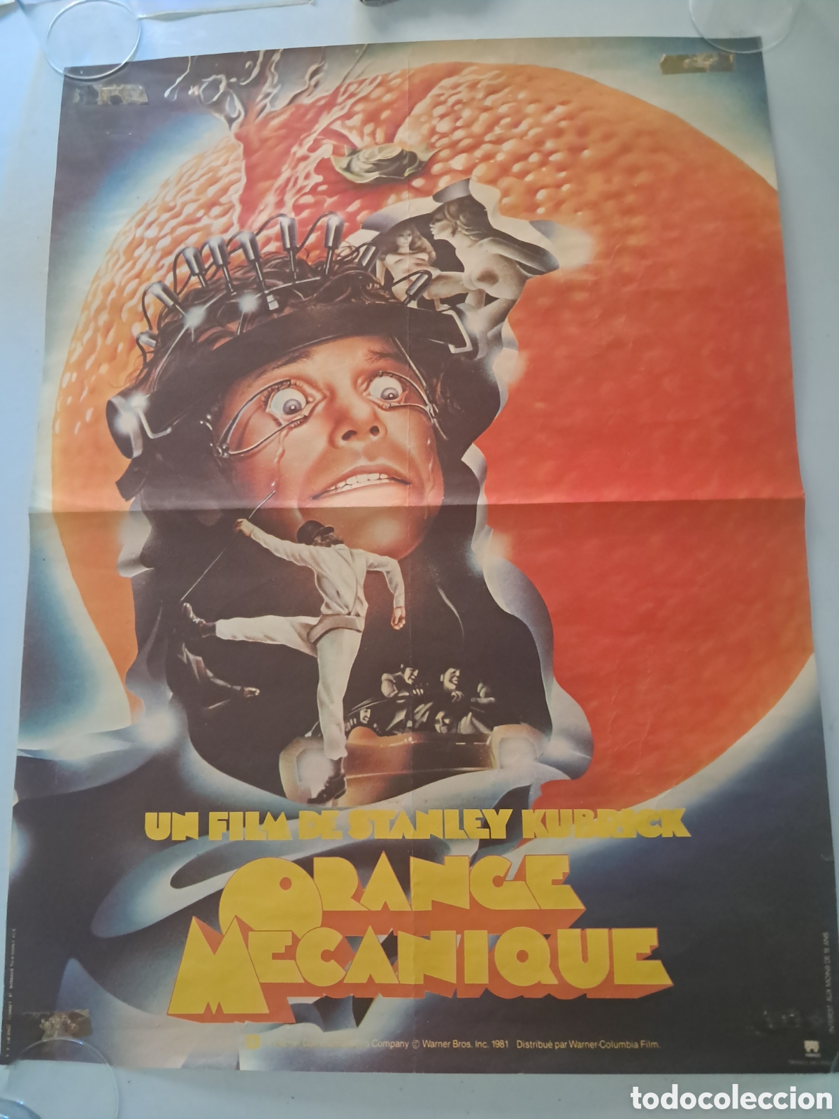 Cinema: LA NARANJA MEC&Aacute;NICA, CARTEL POSTER EN FRANCES, 1981