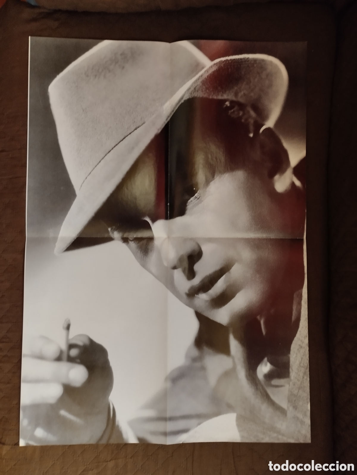 Cine: Poster del actor Humphrey Bogart.