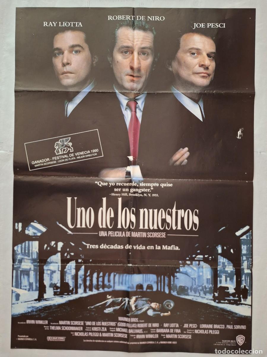 Cine: ANTIGUO CARTEL CINE UNO DE LOS NUESTROS ROBERT DE NIRO MARTIN SCORSESE 1990 RV CC-1258