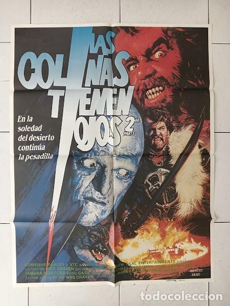 Cine: VKD 2431 LAS COLINAS TIENEN OJOS 2 WES CRAVEN POSTER ORIGINAL 70X100 ESTRENO