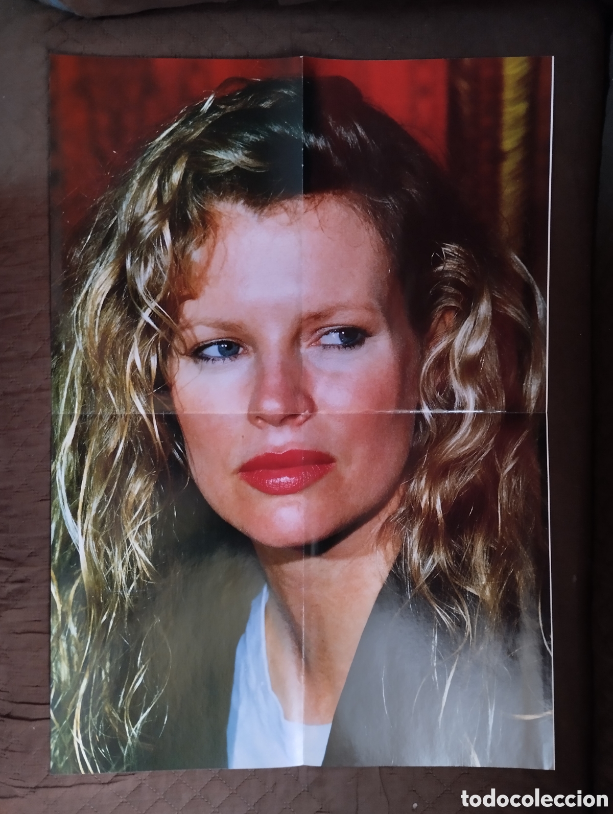 Cine: Poster de la actriz Kim Basinger.