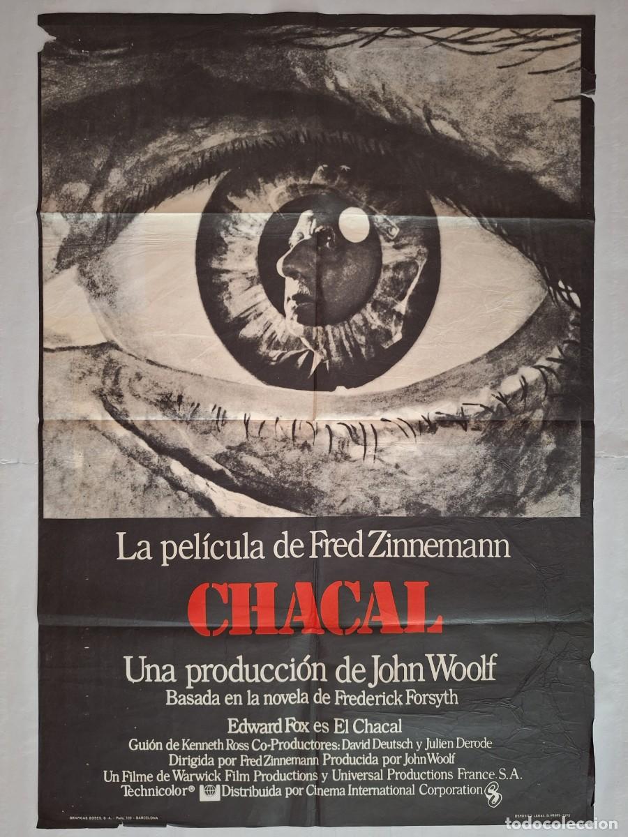 Cine: ANTIGUO CARTEL CINE CHACAL RV CC-1265