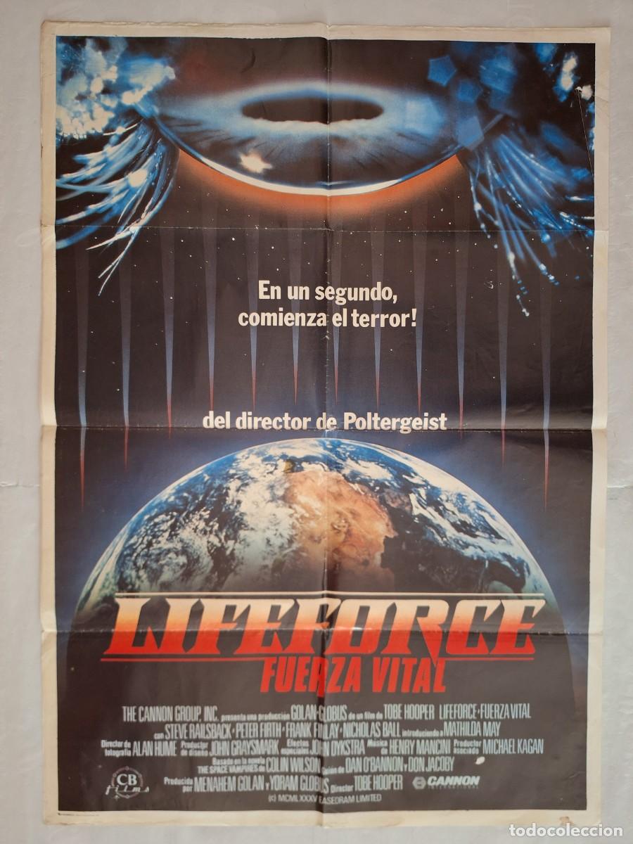 Cine: ANTIGUO CARTEL CINE LIFEFORCE FUERZA VITAL RV CC-1266