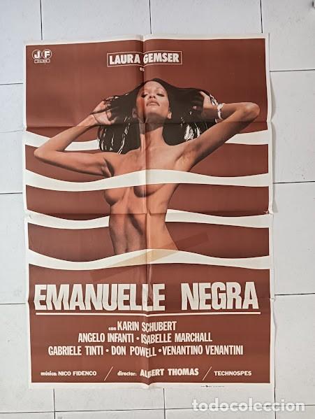 Cine: VKD 2451 EMANUELLE NEGRA LAURA GEMSER SEXY POSTER ORIGINAL ESTRENO 70X100