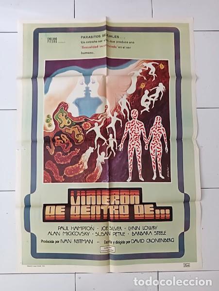 Cine: VKD 2458 VINIERON DE DENTRO DE The Parasite Murders DAVID CRONENBERG POSTER ORIG 70X100 ESTRENO