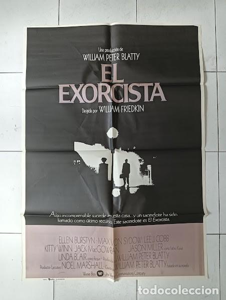 Cine: VKD 2466 EL EXORCISTA LINDA BLAIR WILLIAM FRIEDKIN POSTER ORIGINAL 70X100 ESTRENO