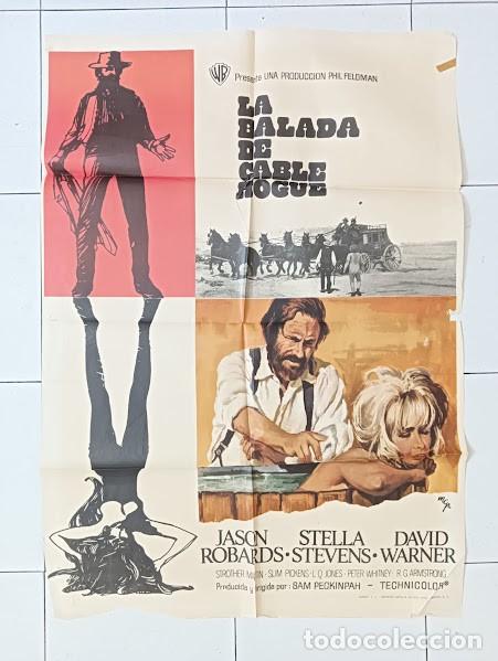 Cine: VKD 2470 LA BALADA DE CABLE HOGUE SAM PECKINPAH STELLA STEVENS POSTER ORIGINAL 70X100 ESTRENO