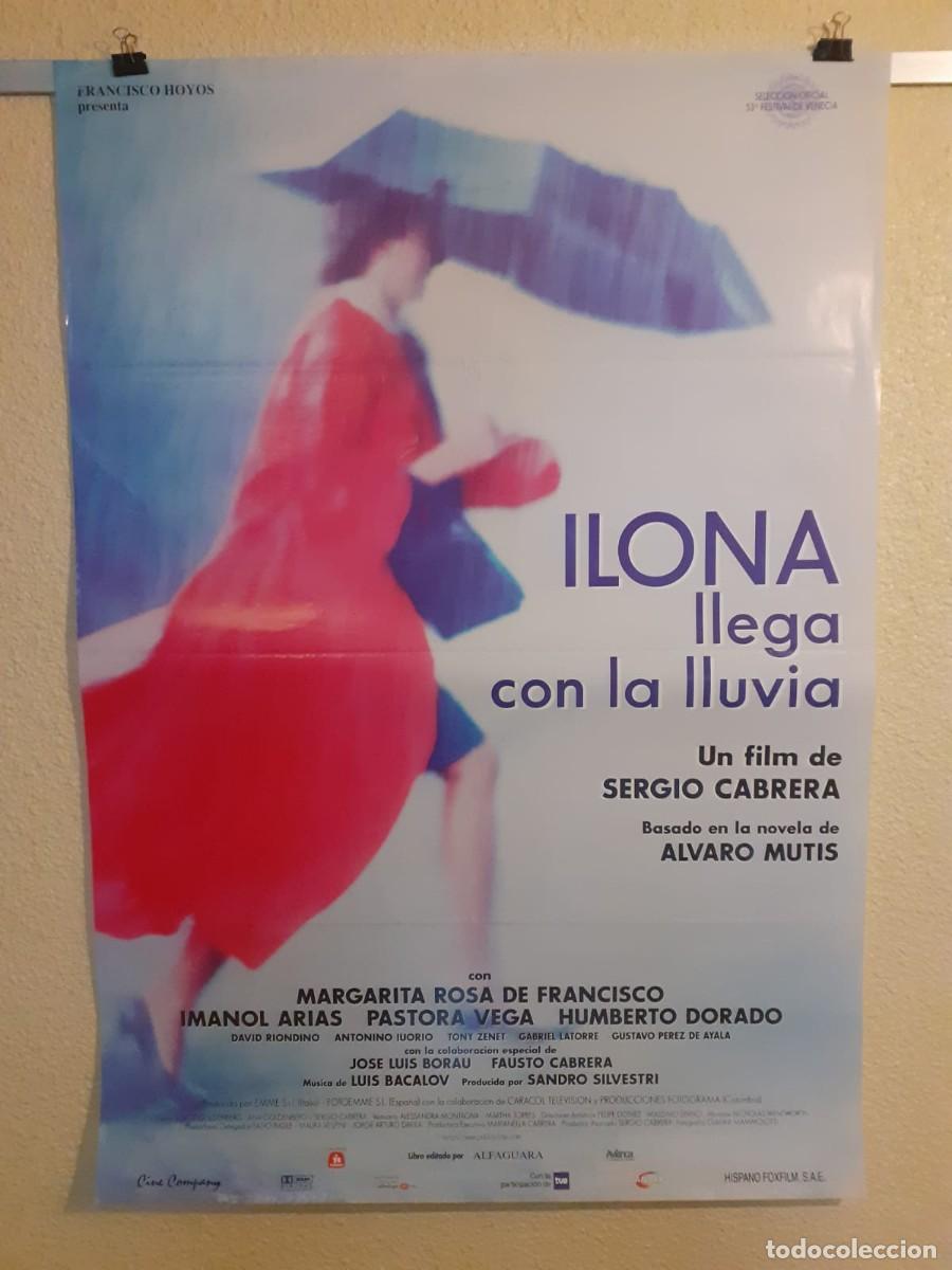 Cine: Ilona Llega Con La Lluvia Cartel Original Cine 1996