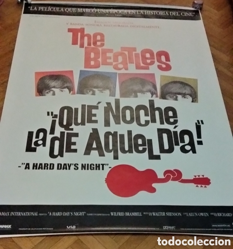 Kino: Lote de cine Beatles &rdquo;Qu&eacute; noche la de aquel d&iacute;a&rdquo;