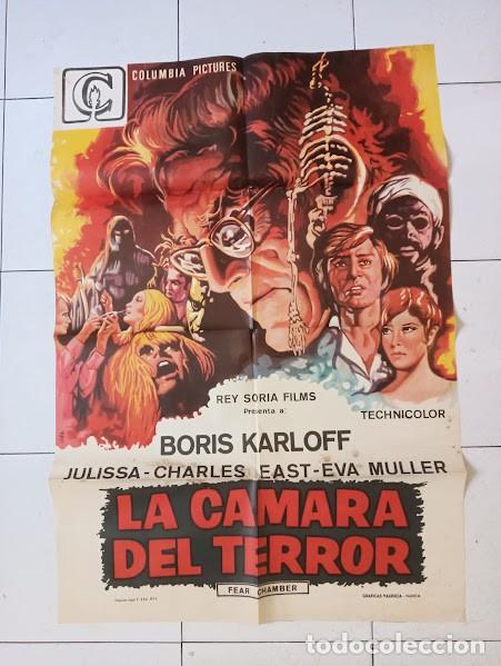 Cine: VKD 2479 LA CAMARA DEL TERROR BORIS KARLOFF LARA POSTER ORIGINAL ESTRENO 70X100