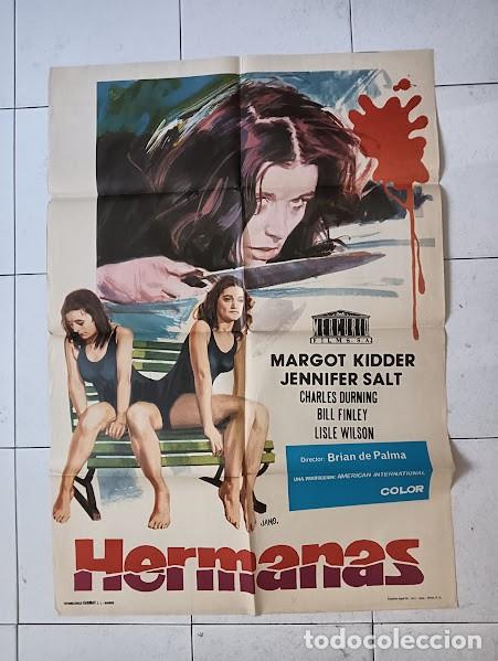 Kino: VKD 2480 HERMANAS BRIAN DE PALMA MARGOT KIDDER JANO POSTER ORIGINAL 70X100 ESTRENO