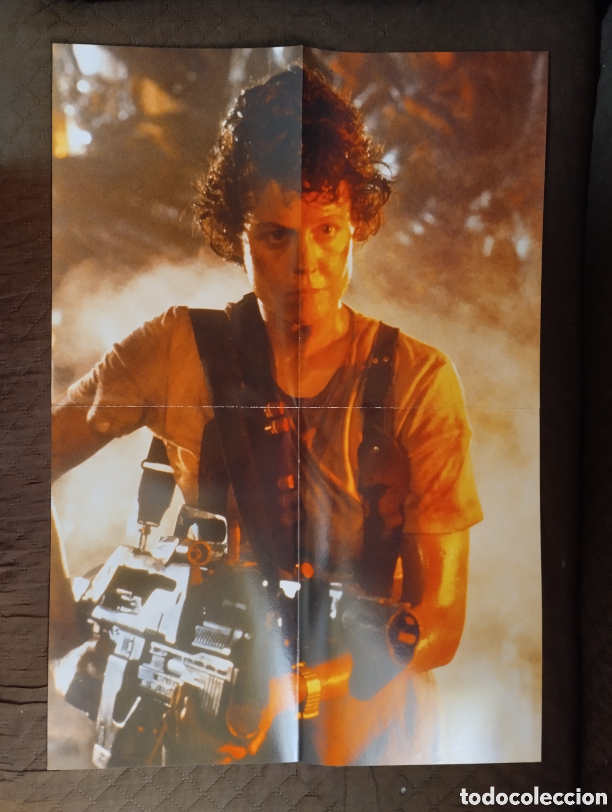 Cine: Poster de la actriz Sigourney Weaver.