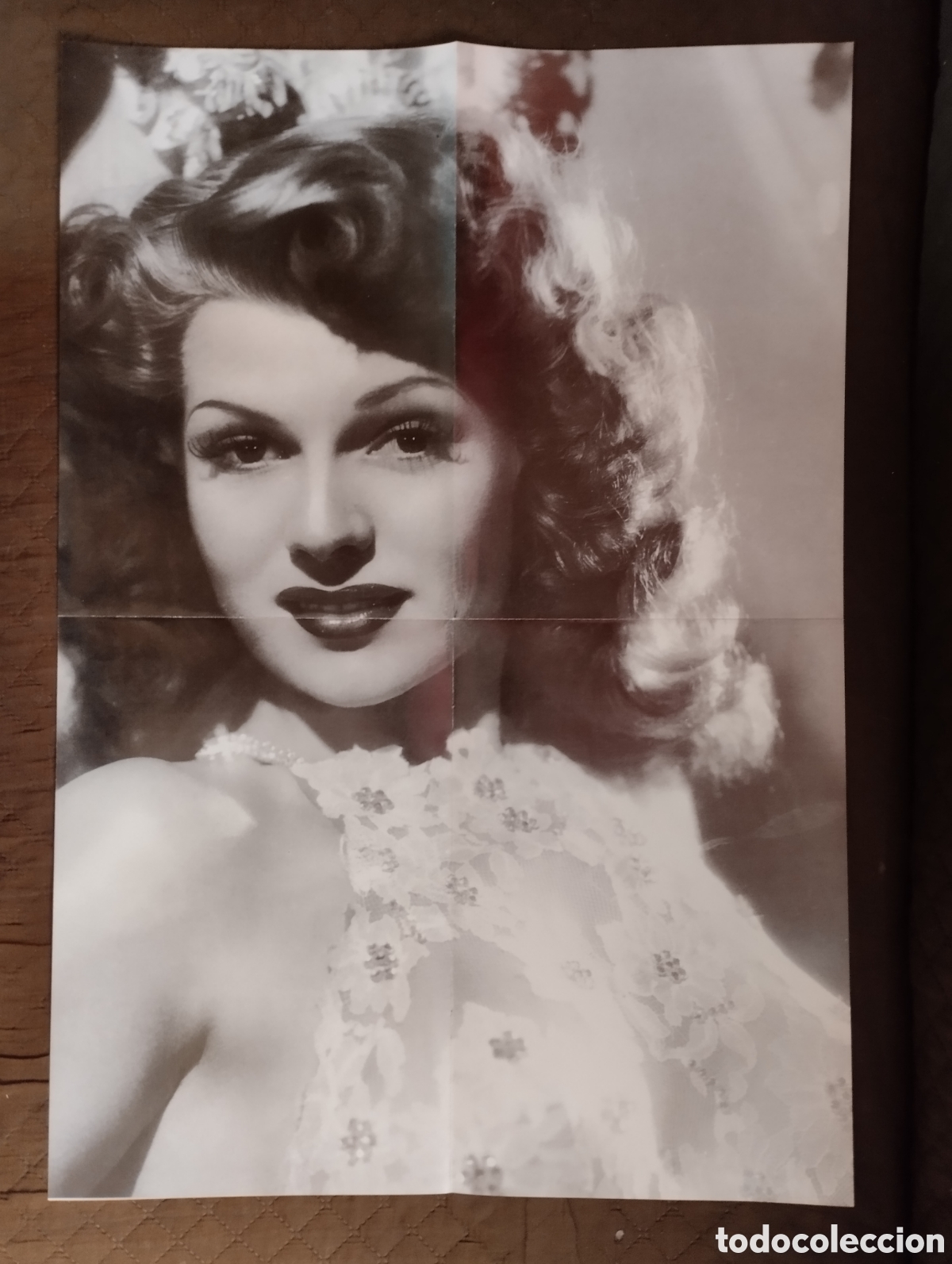 Cine: Poster de la actriz Rita Hayworth.