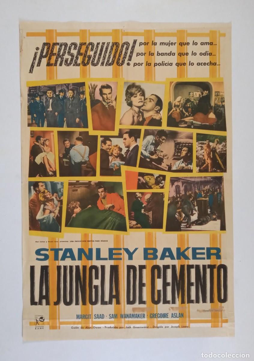 Cine: EL CRIMINAL (1960) cartel argentino 75 x 110 litografico JOSEPH LOSEY STANLEY KRAMER