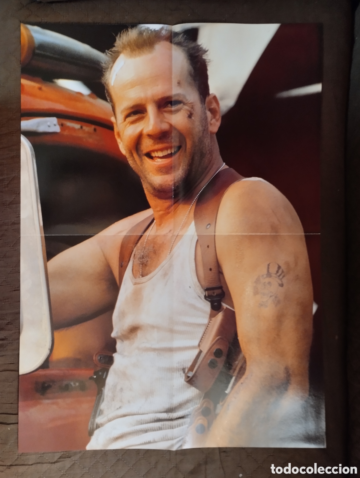 Cine: Poster del actor Bruce Willis.