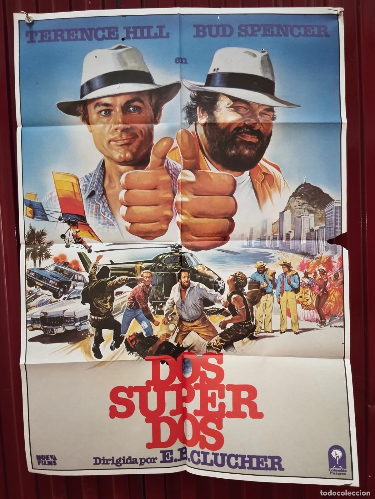 Cine: CARTEL DE CINE ORIGINAL BAD SPENCER DOS SUPER DOS