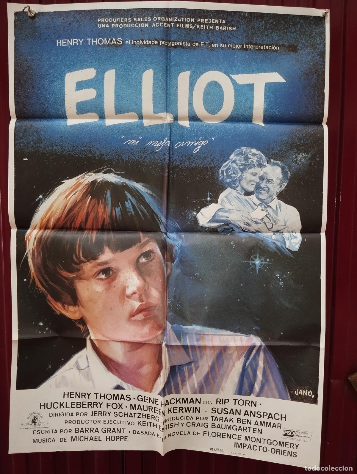 Cine: CARTEL DE CINE ORIGINAL ELLIOT DISE&Ntilde;O JANO