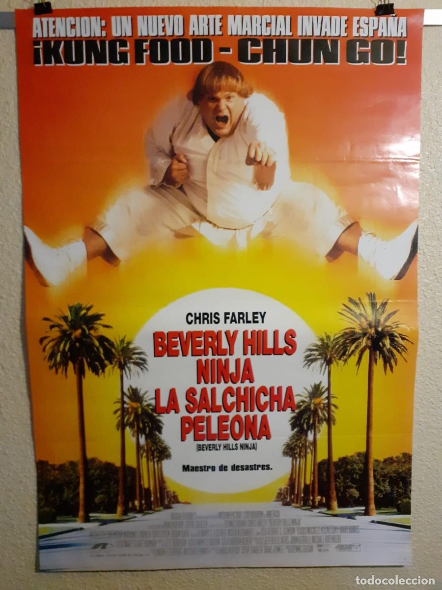 Cine: Beverly Hills Ninja La Salchicha Peleona Cartel Original 1997 Doble Cara