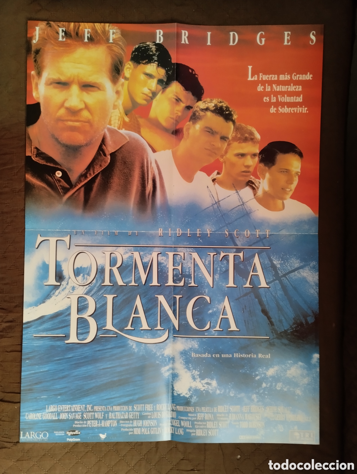 Cine: Poster de la pelicula Tormenta Blanca.