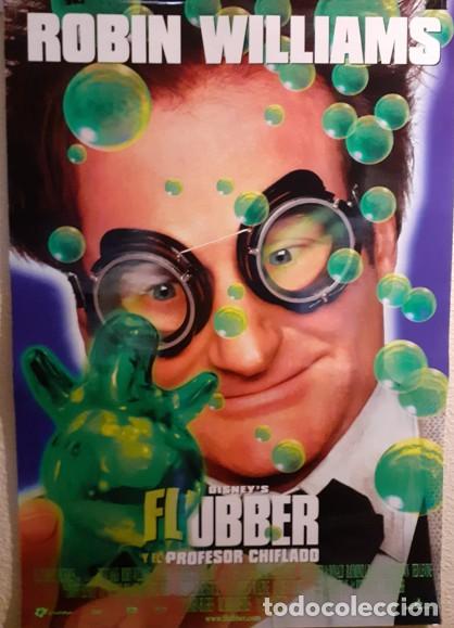 Cine: Flubber y el Profesor Chiflado Cartel Original Cine 1998 Disney
