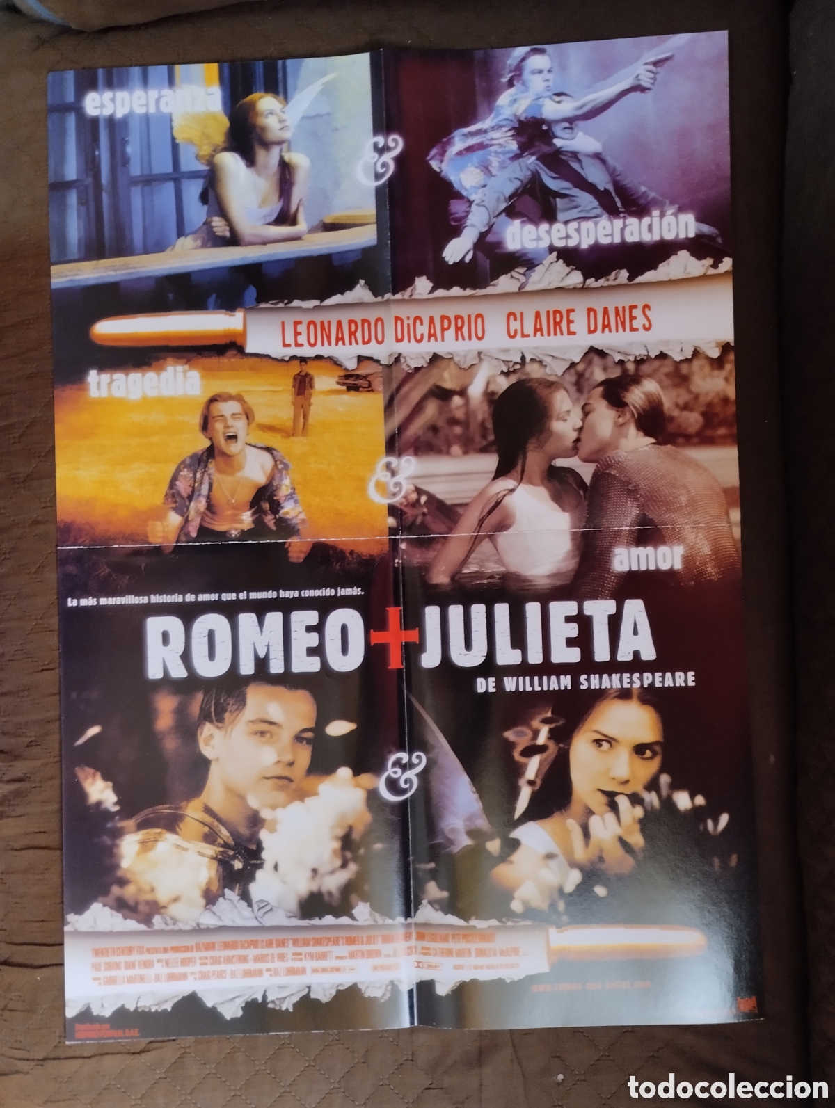 Cine: Poster de la pelicula Romeo y Julieta.