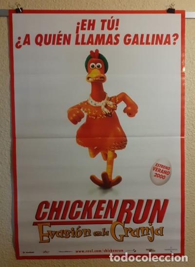 Cine: Chicken Run: Evasi&oacute;n en la Granja Cartel Original De Cine 2000 Aardman
